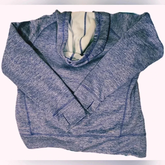 ADIDAS, Size L, Blue Athletic Zip-up Hoodie - Picture 2 of 5